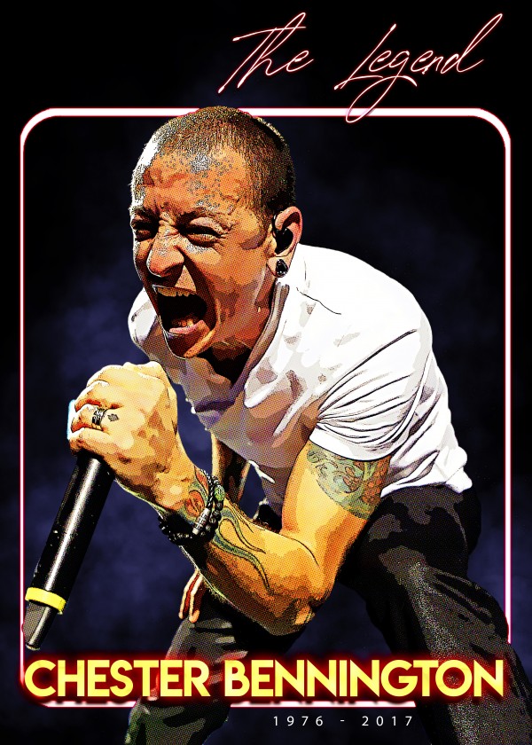 Chester Bennington The Legends Scream by Gunawan Rb